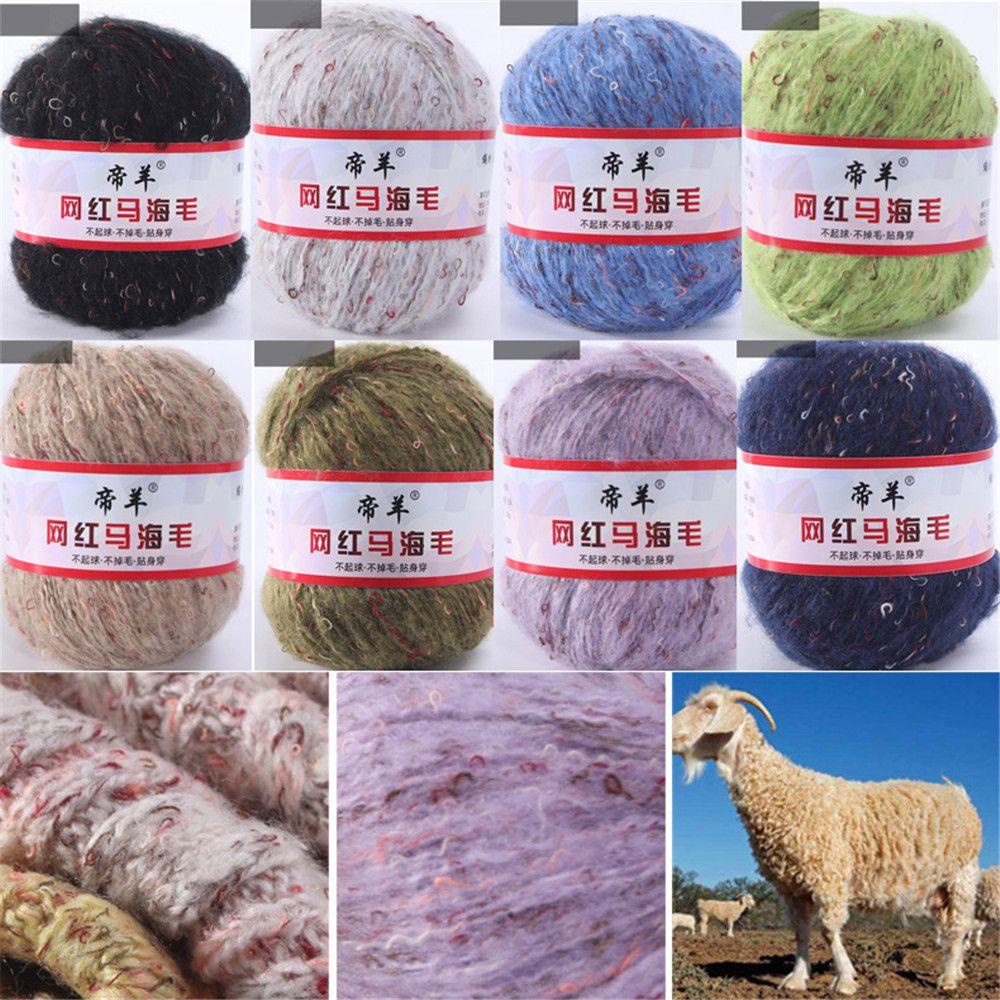 Cuộn Len Đan Sợi Cotton Mềm Mại Dùng Làm Khăn Choàng Cho Bé