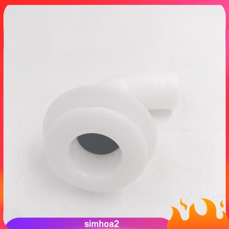 Ống Bơm Thru-Hull Bilge 1 "Bằng Nhựa Nylon Màu Trắng 2 Cái Cho Thuyền | BigBuy360 - bigbuy360.vn