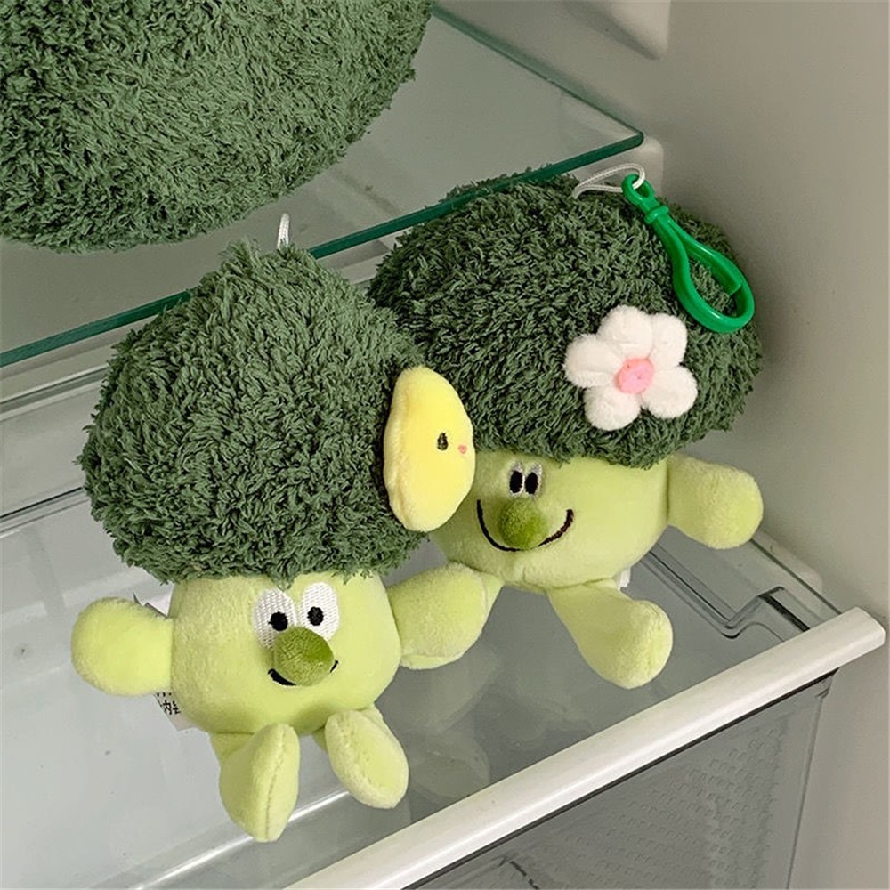 Móc Chìa Khóa Hình Rau Củ Quả Màu Xanh Lá Sáng Tạo Dễ Thương