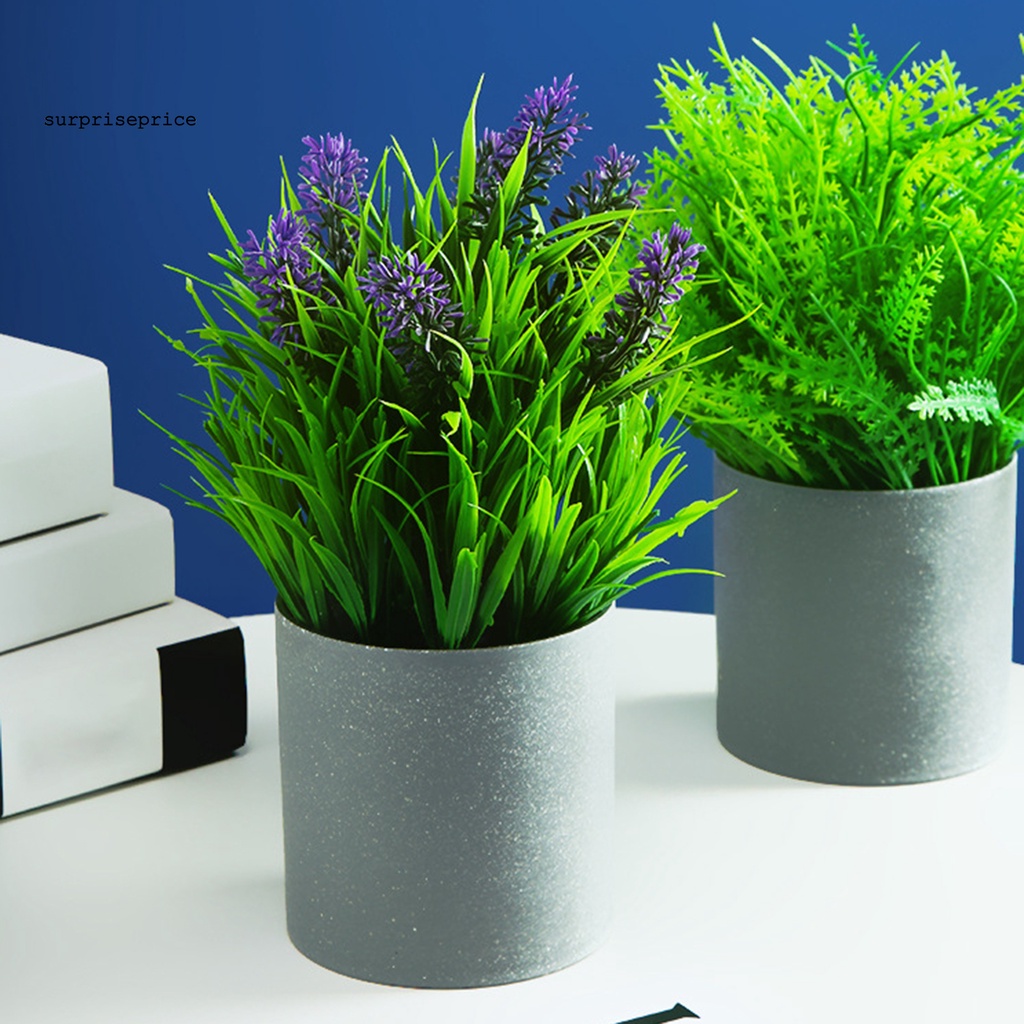 Chậu Cây Giả Màu Xanh Lá Không Có Chất Lỏng Dùng Để Trang Trí Nhà