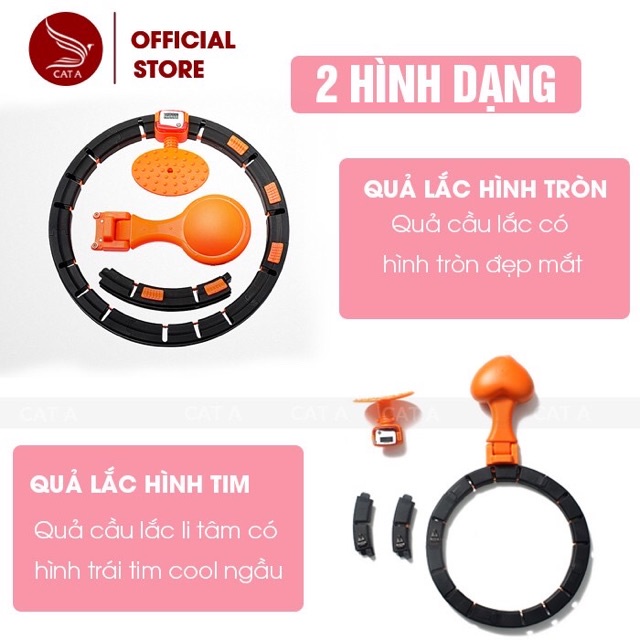 VÒNG LẮC EO THÔNG MINH HULA HOOP THẾ HỆ MỚI - Giảm mỡ bụng, điều hòa nhịp tim, massage cơ bụng, tiện lợi sử dụng !