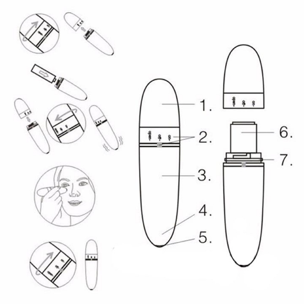 Combo 2 Cây Mát Xa Rung Cầm Tay Mát Xa Mát Mạnh T  FMA1101