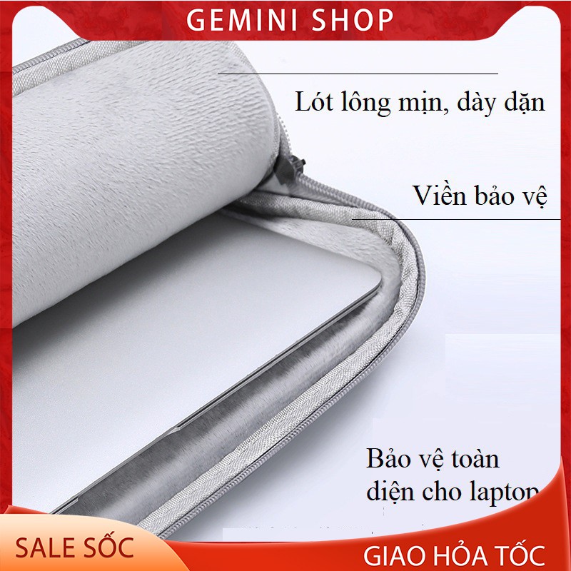 Túi chống sốc Laptop loại 15 inch CS1 cho Laptop , Macbook Surface IPAD máy tính bảng chống thấm siêu mỏng GEMINI SHOP