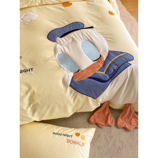 Set ga nỉ nhung Disney IGUN BEDDING chất nỉ nhung mềm mịn