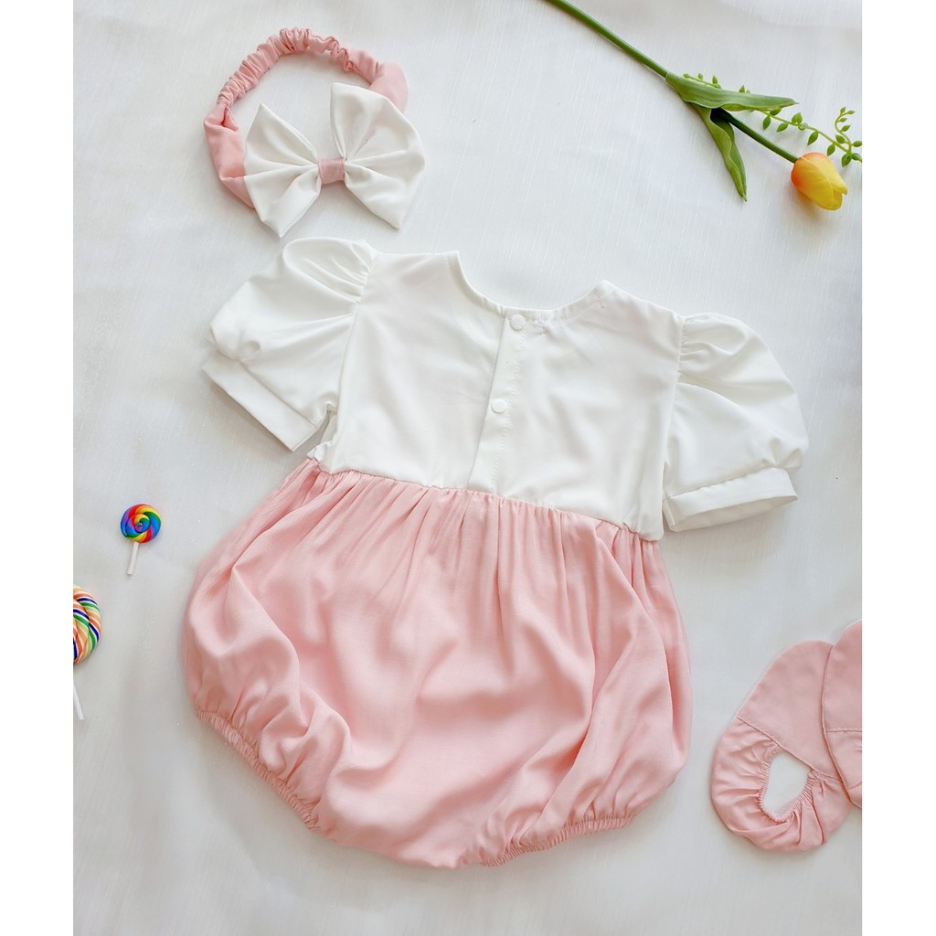 SALE SET 2 MÓN BODY KÈM TUBAN CHO BÉ GÁI XINH XẮN Đ1