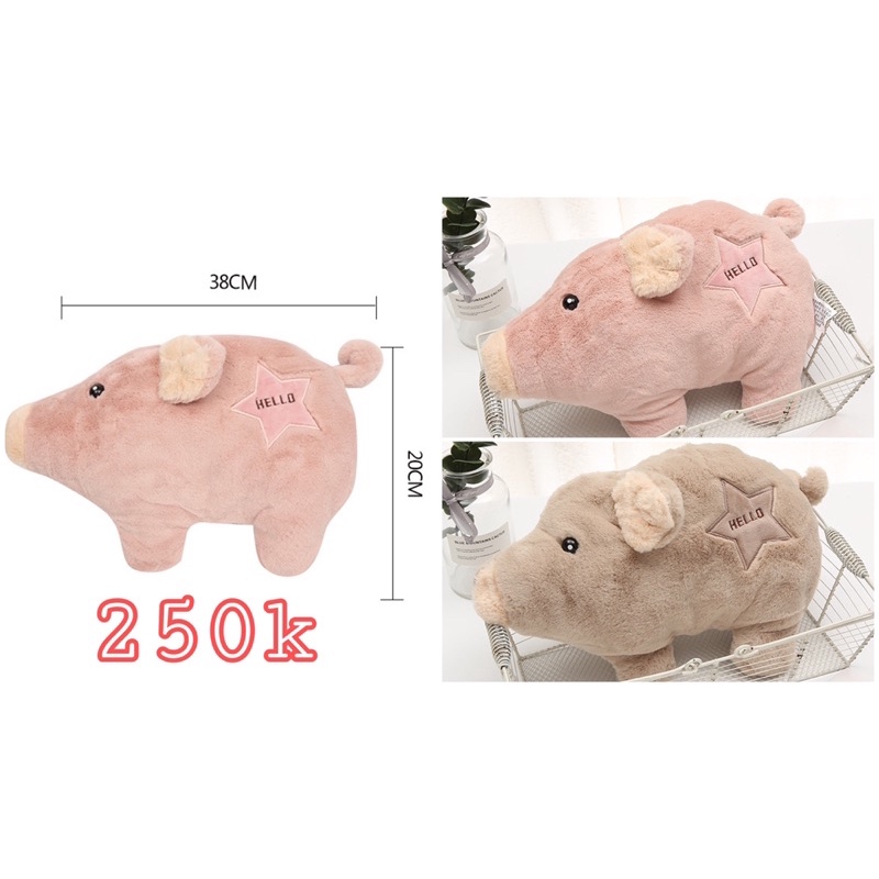 Túi sưởi điện lợn đáng yêu