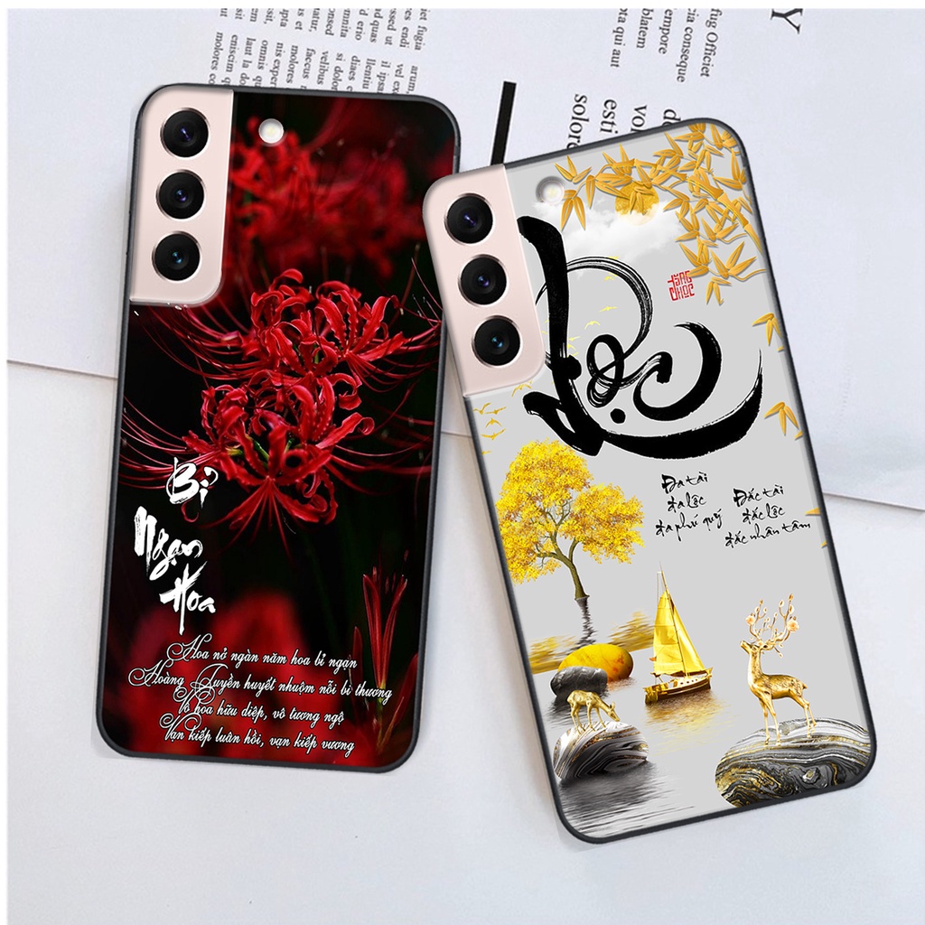 Ốp lưng Samsung Galaxy S22 / S22 PLUS / S22 FE in hình chữ tài chữ lộc, Cha Mẹ, bình an SIÊU ĐẸP
