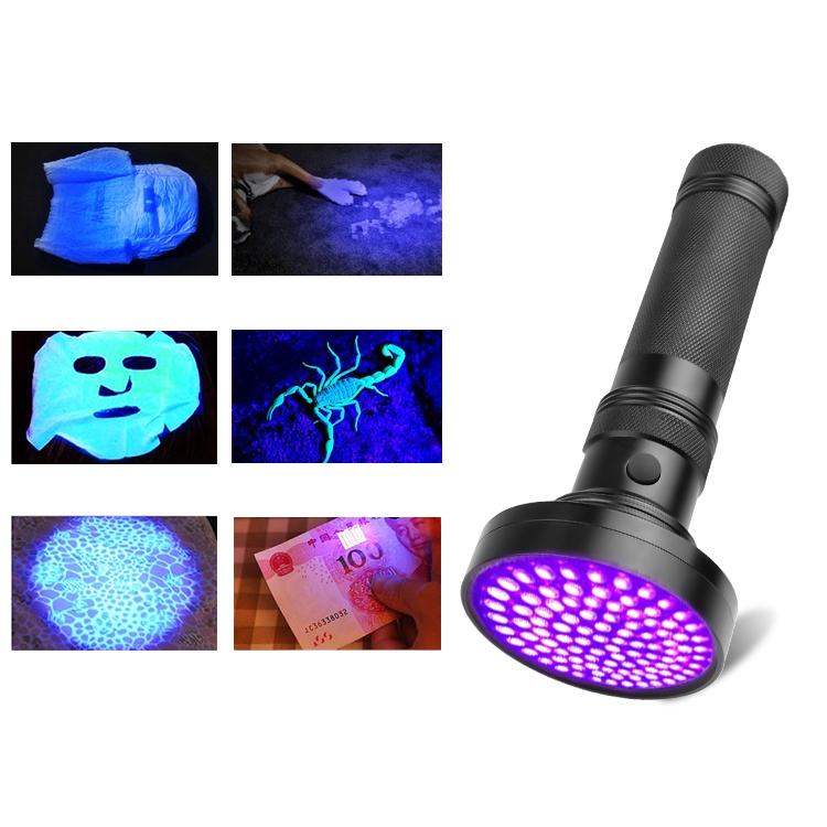 Đèn Pin 21 51 100 LED 395 nM Tia Cực Tím Chất Lượng Cao