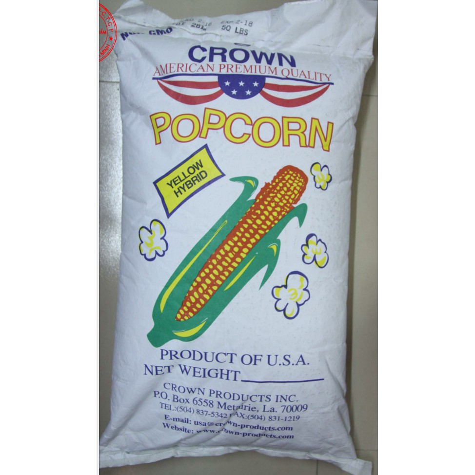 [Mã 77FMCGSALE1 giảm 10% đơn 250K] Bắp Hạt (Ngô) Hiệu Crown-1kg