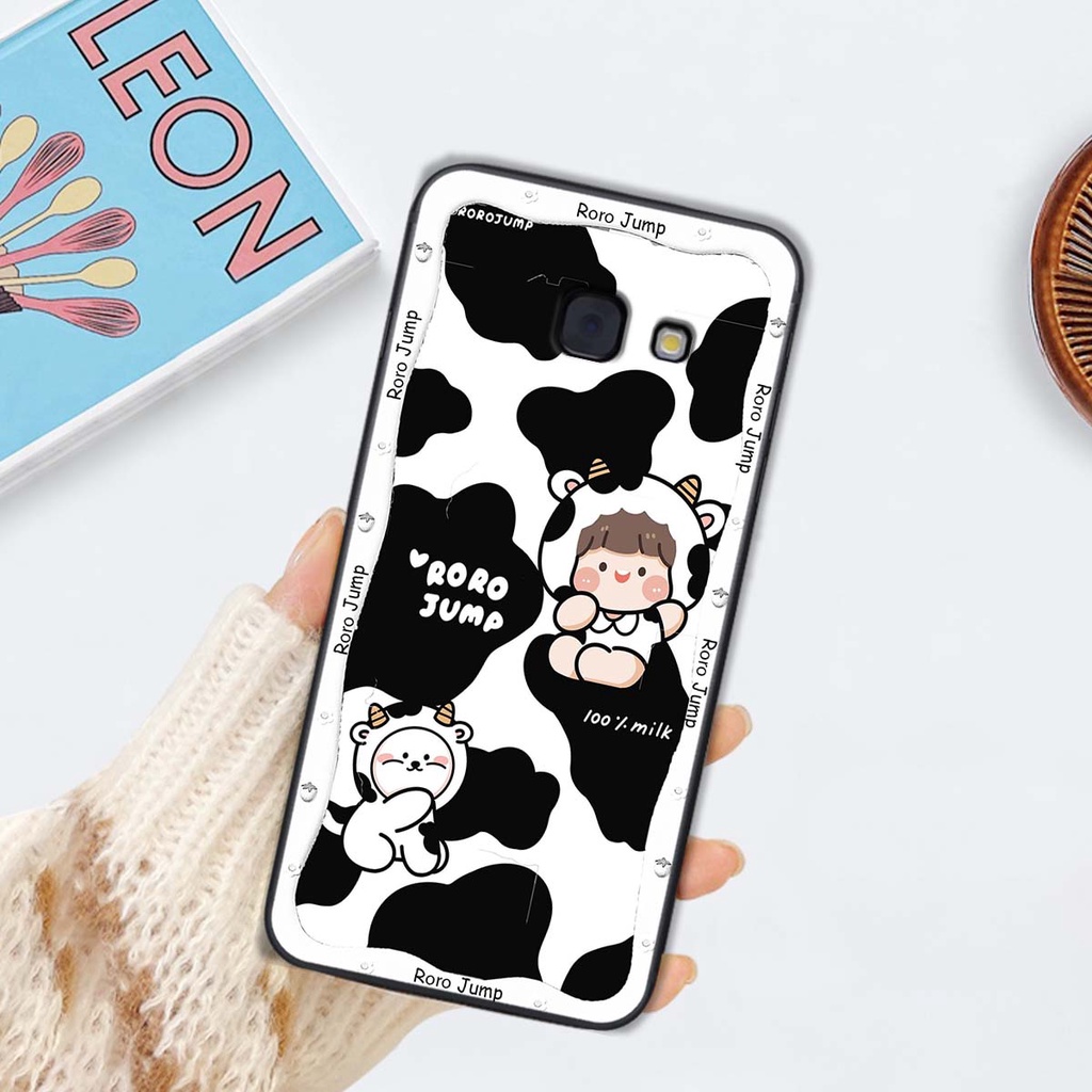 Ốp lưng Samsung A3 2017 / A5 2017 / A7 2017 in hình gấu cute,bò sữa 3D cute dễ thương bảo vệ điện thoại.