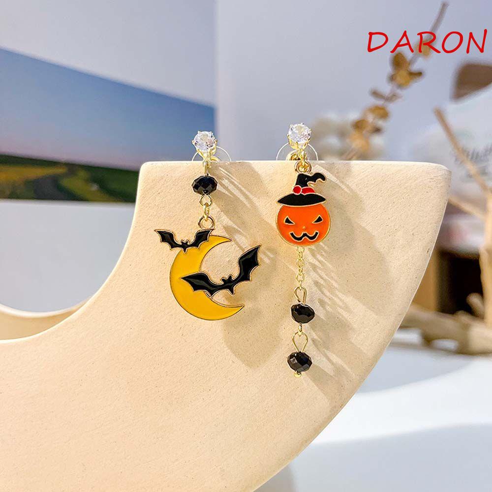 Bông Tai Dáng Dài Hình Ma / Dơi Hoạt Hình Vui Nhộn Thời Trang Halloween Cho Nữ