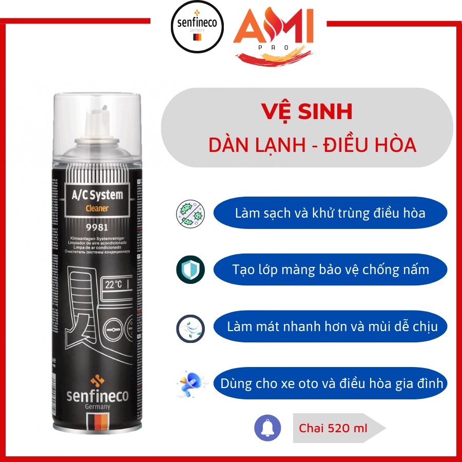 Vệ Sinh Và Làm Sạch Dàn Lạnh Điều Hòa Senfineco 9981 Của Đức