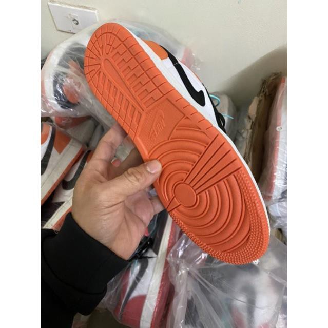 Giày Thể Thao Jd 1 Cổ Cao Nam Nữ Màu Cam Đen | BigBuy360 - bigbuy360.vn