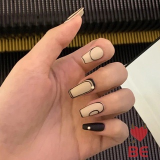 Móng tay giả thiết kế TyTy Nailbox hộp 10 móng kèm keo dũa mini