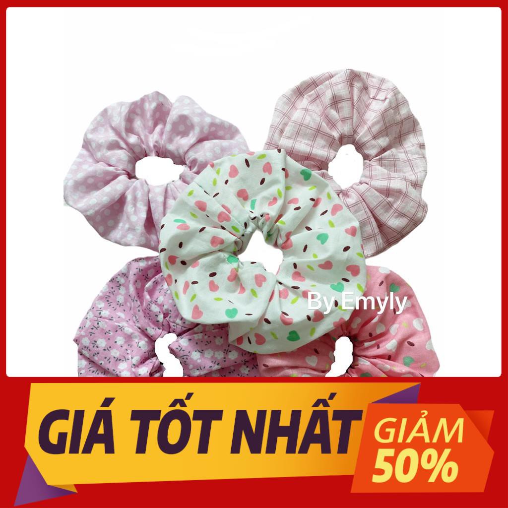 [FLASHSALE SCRUNCHIES] Dây buộc tóc scrunchies handmade by Emyly