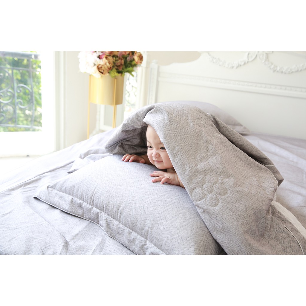 Bộ ga chun chần mùa hè Everon Micro set MC20202