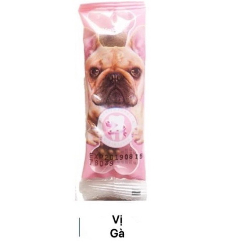 Xương bàn chải yaho gặm sạch răng cho cún 15g