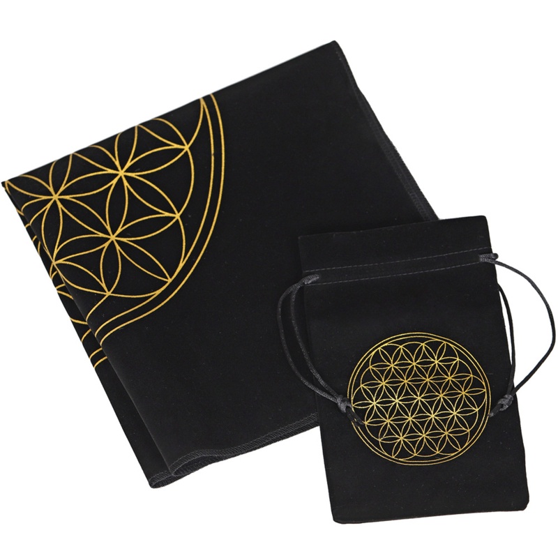 ✿ Khăn Trải Bàn Bài Tarot Kèm Túi Đựng Tiện Dụng