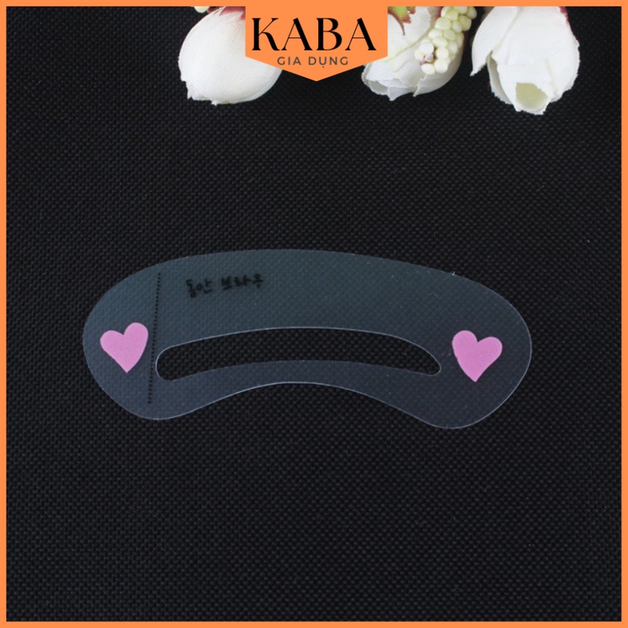 Bộ 3 Khuôn Kẻ Lông Mày Tiện Dụng Chất Lượng Cao KABA