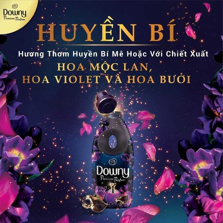 Nước xả vải Downy Huyền bí Dây 10 gói