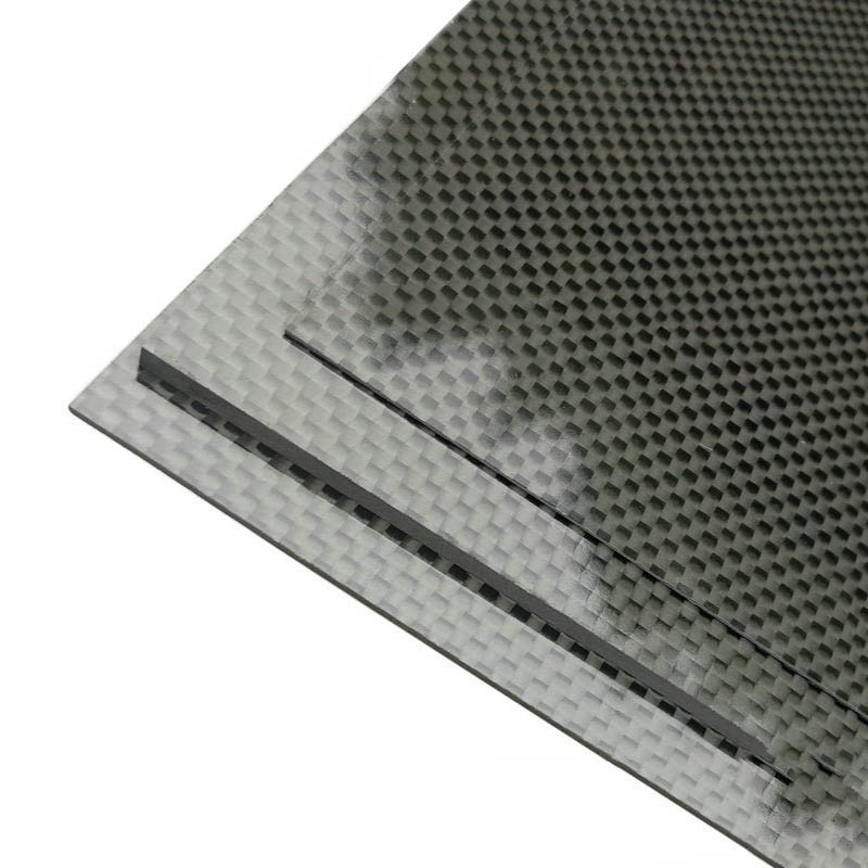 Tấm Sợi Carbon Màu Đen 200x250x (0.5-5) mm 3k