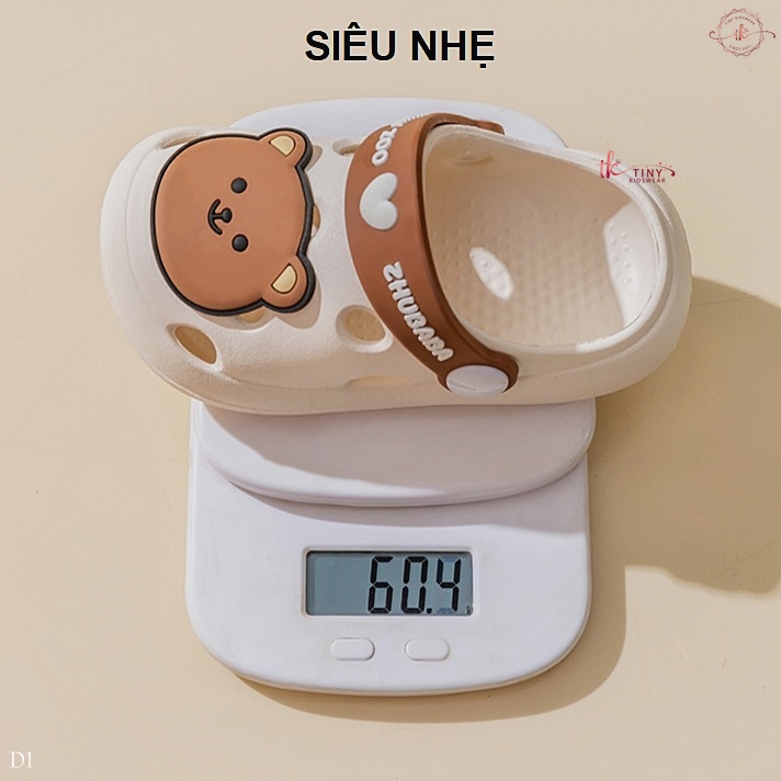 Dép Sục Crocs Bé Trai, Bé Gái, Dép Có Đế Chống Trượt Cho Bé Từ 1-5 Tuổi