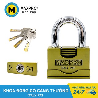 Ổ Khóa Cửa Càng Thường Chìa Xe Hơi MAXPRO Vàng Đồng Cổ Kích Thước 50mm, 60mm - M02XH
