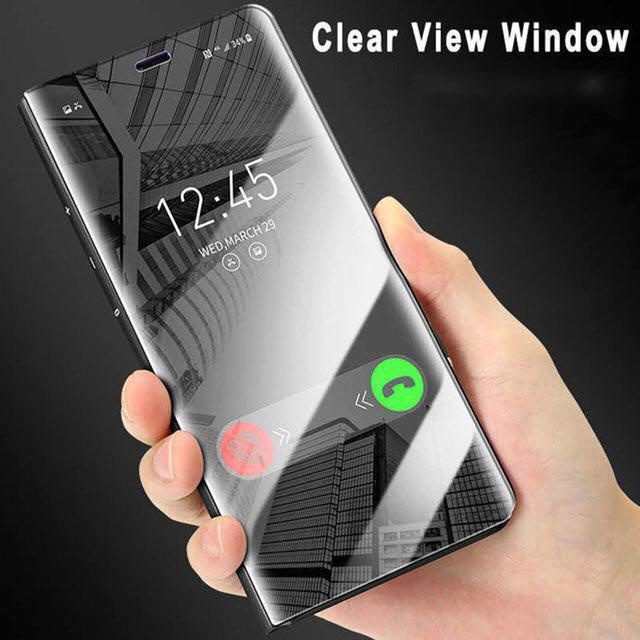 Ốp Điện Thoại Nắp Lật Tráng Gương Cho Samsung A20 M20 Oppo A37 F11 Pro Realme C2 3 Pro Redmi 7 Note 7 Vivo Y91 Y93