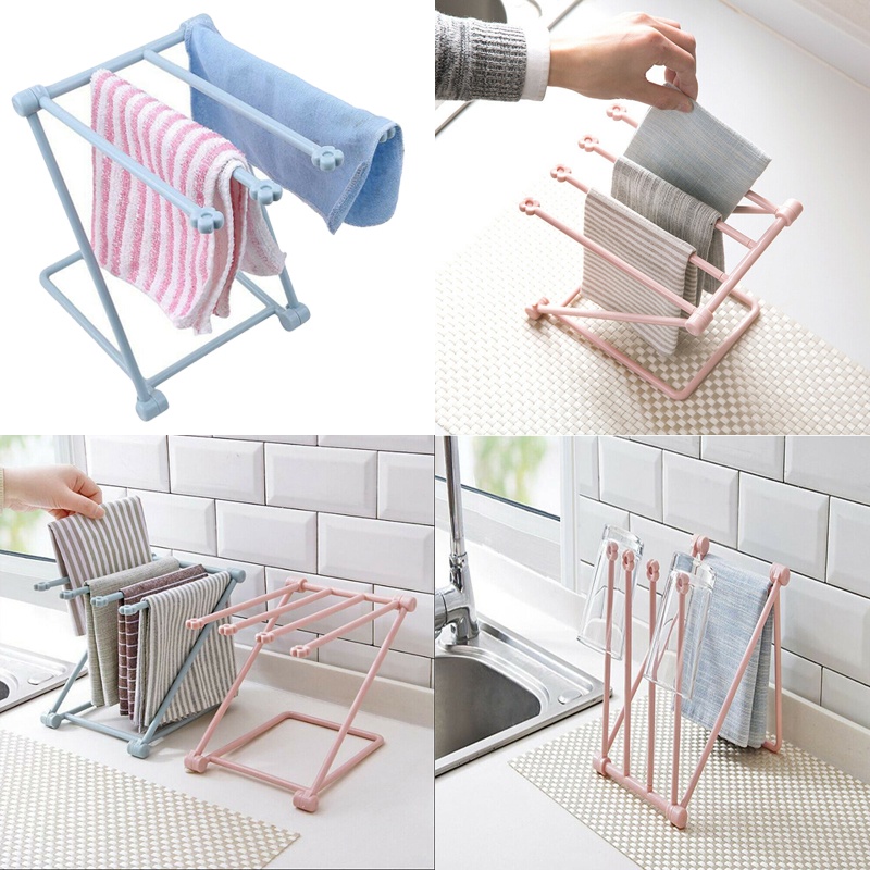 Giá treo phơi khô cốc nước có thể gấp gọn tiện dụng cho nhà bếp