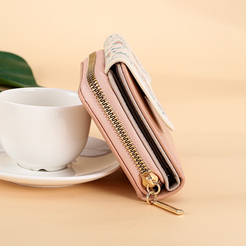 Ví nữ mini đẹp nhỏ gọn bỏ túi cầm tay giá rẻ, bóp nữ nhiều ngăn YADASI STORE VN01