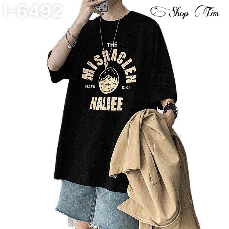 Áo thun nam nữ Unisex tay lỡ, áo phông tay lỡ Unisex form rộng | BigBuy360 - bigbuy360.vn