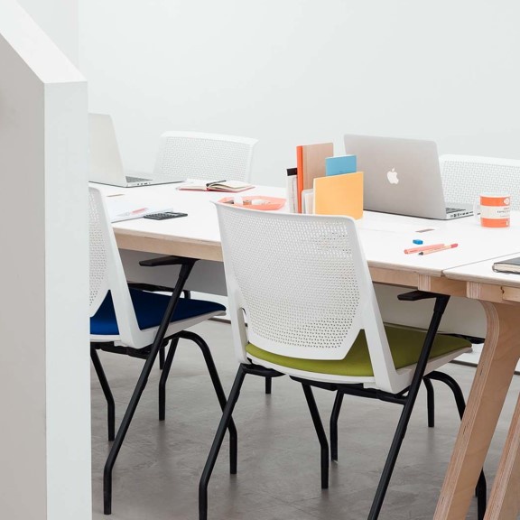 Team Desk, Bàn học tập làm việc nhóm DEK_017, 240x95x74cm, bàn gỗ Scandi Home