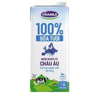 SỮA TƯƠI TT NHẬP KHẨU KHÔNG ĐƯỜNG VINAMILK 100% - HỘP 1L