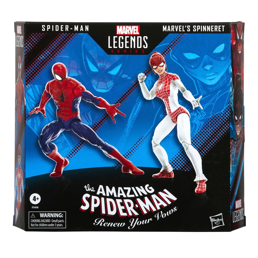 🌟Spider-Man and Marvel’s Spinneret🌟Mô hình HasbroϟMarvel Legends Series 6-inchϟSpider-Man 60th Anniversary