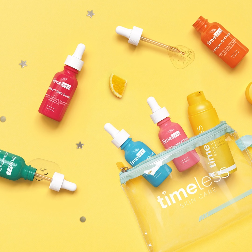 Serum Timeless Dưỡng Da Timeless Serum B5, Timeless Vitamin C, Timeless Cấp Ẩm HA Pure, Serum Timeless S6, Serum Q10 Mỹ