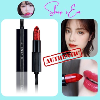 Son Môi Givenchy Rouge Interdit Lipstick Minisize 1.5g Màu 25 Rouge Revelateur Đỏ Đậm Vô Cùng Quyến Rũ, Bám Màu Tốt