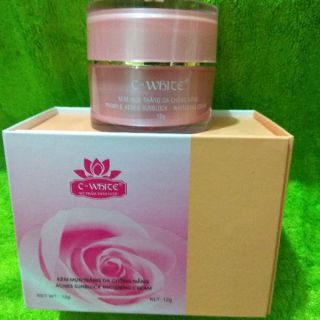 Kem C-white mụn trắng da chống nắng