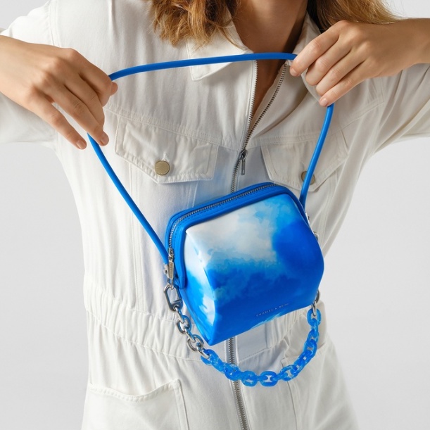 Túi Nữ 80271031 Túi Kẹp Nách Phối Khóa Kéo Phong Cách Nổi Tiếng