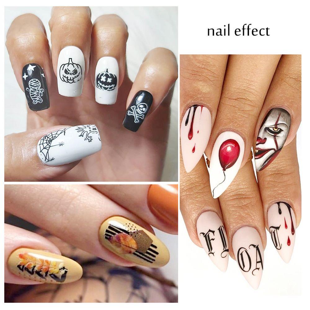 ME Sticker Dán Móng Hoạ Tiết Halloween