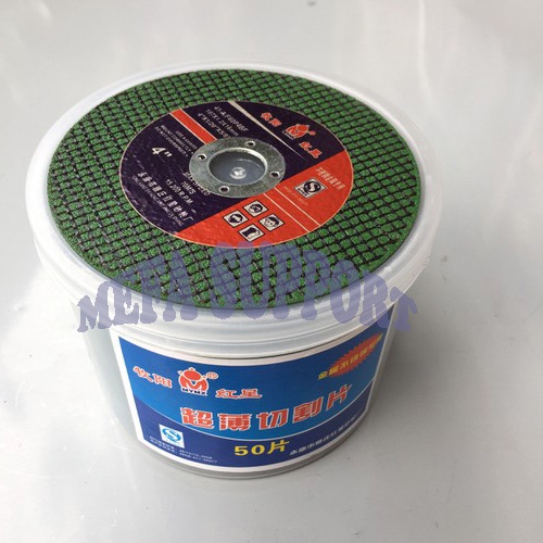 ( Hộp 50 lưỡi ) Đá cắt sắt, inox màu xanh M 100