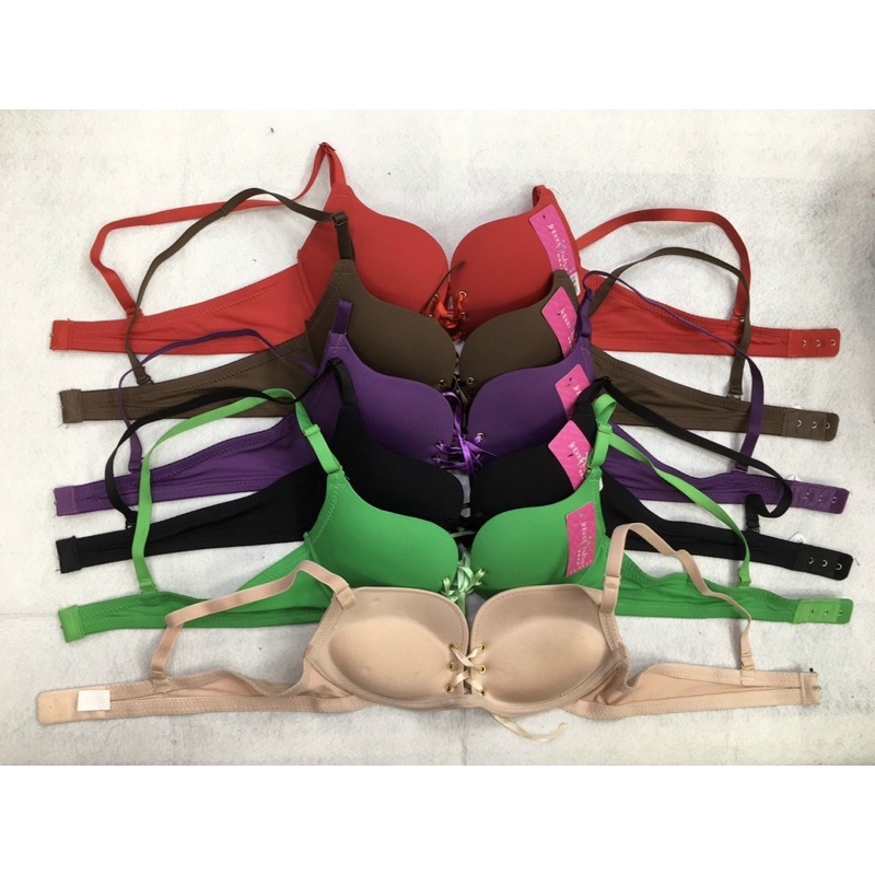 Áo ngực (3939) trơn cài sau có dây rút trước