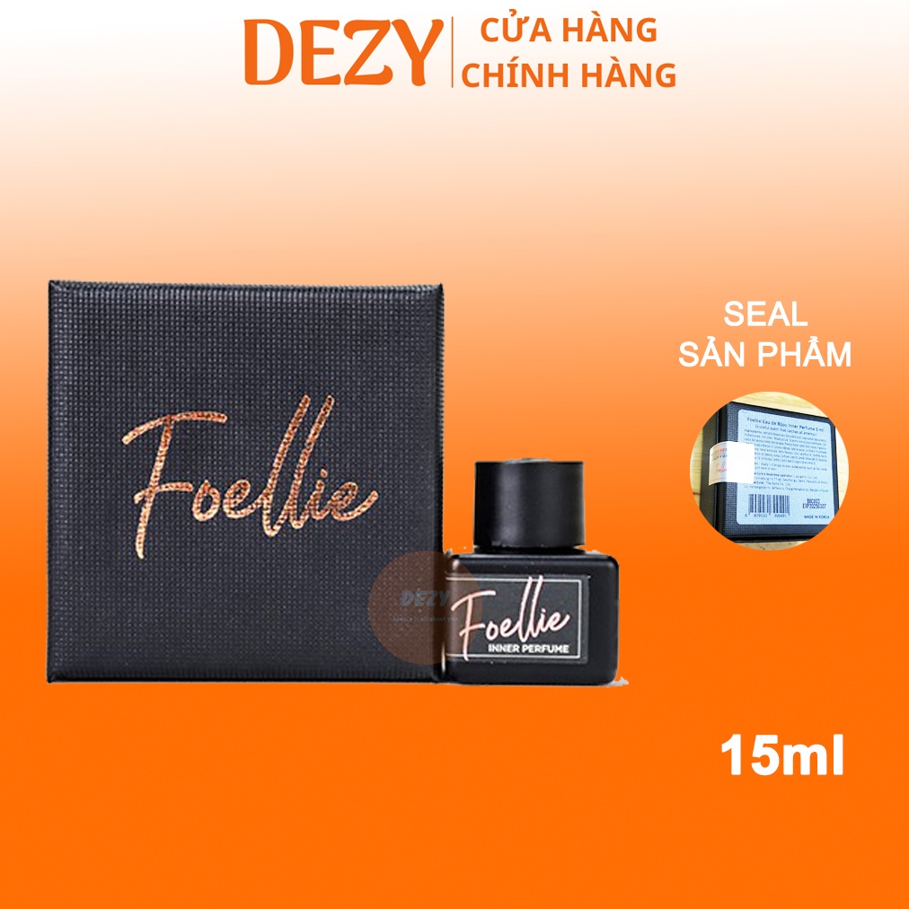 Nước Hoa Vùng Kín Nữ Foellie Official Hàng Chính Hãng Màu Đen Foellie Mini Inner Perfume 5ml Hàn Quốc Tinh Tế Body Dezy