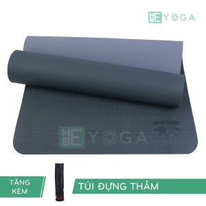 Thảm Tập Yoga Gym Hebeyoga Zera Mat Tpe 6mm 2 Lớp Cao Cấp