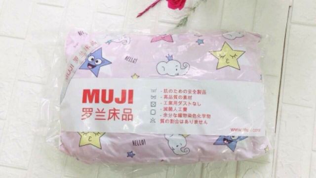 Gối MUJI Trẻ Em Xuất Nhật Sẵn Hàng Loại 1