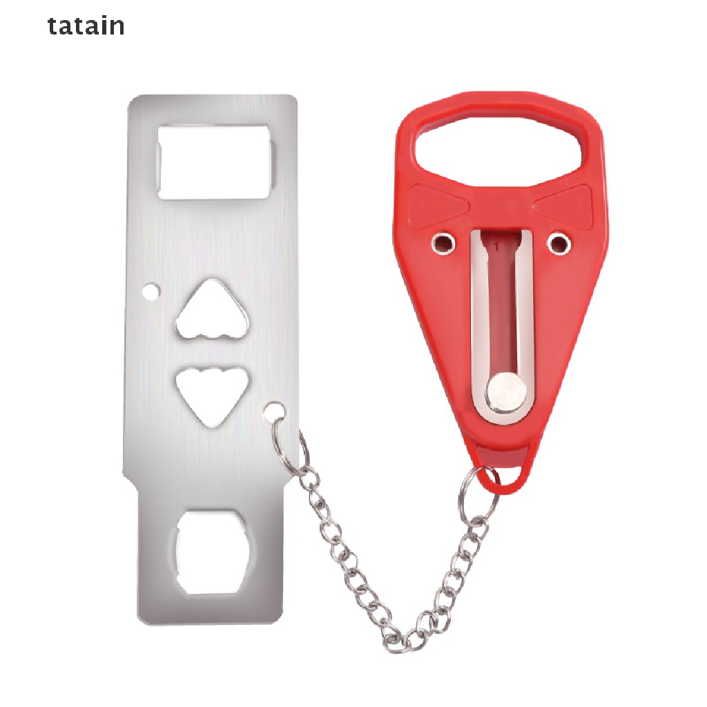[TAT] Safety Lock Door Blocker Portable Hotel Door Lock Anti-Theft Lock Travel Lock CVX