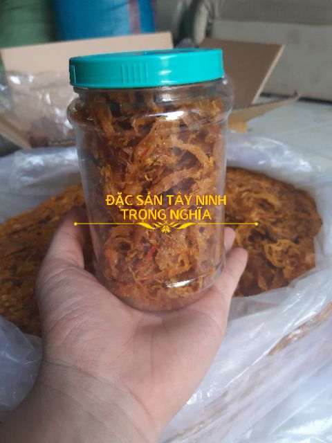 [150G]-Khô Mực Xé Cay Trộn Bánh Tráng 