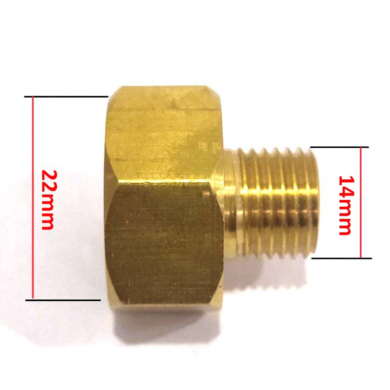 Khớp chuyển ren trong 22mm ren ngoài 14mm SOEASY khớp nối chuyển ren bằng đồng C0004-24