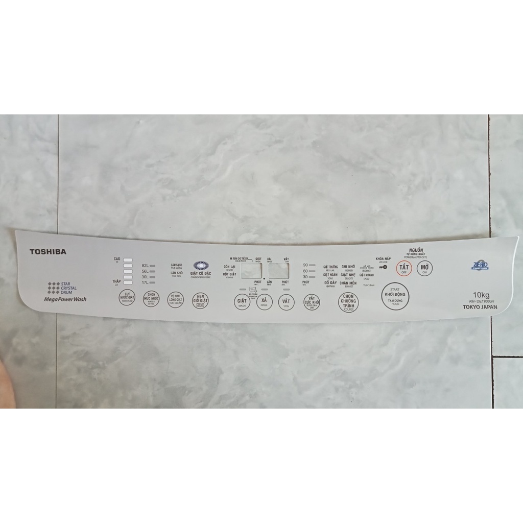TEM DECAN BÀN PHÍM DÁN MÁY GIẶT - Các hãng Panasonic Sanyo Aqua Toshiba Samsung Sharp Hitachi LG