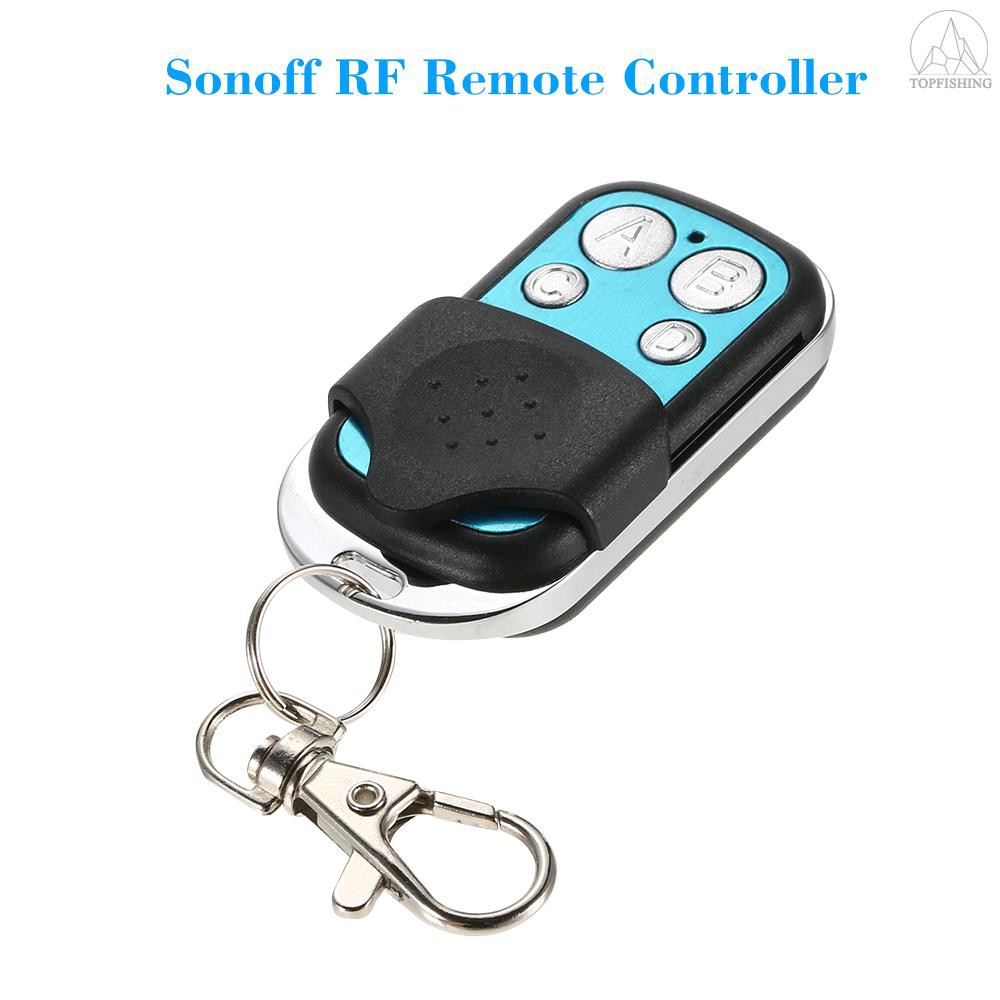 Tfh★SONOFF  RF Remote Controller ITEAD 433MHz Wireless Control Electric Gate Door 4 Buttons Push Cover Smart Remote Cont