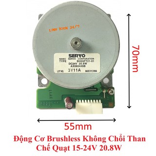 Động Cơ Brushless Không Chổi Than Siêu Khỏe 15V-24V 20.8W